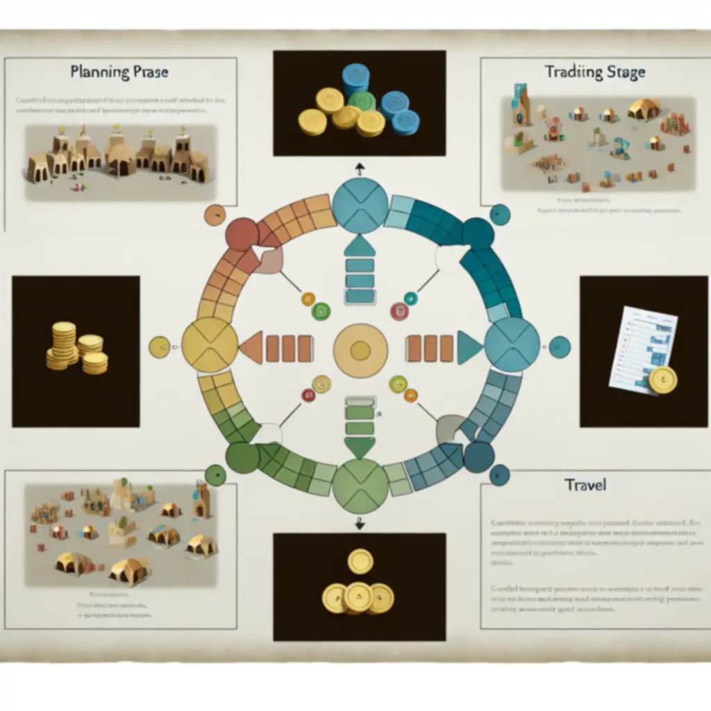 Infografika: struktura tury i kolejność faz w grze
